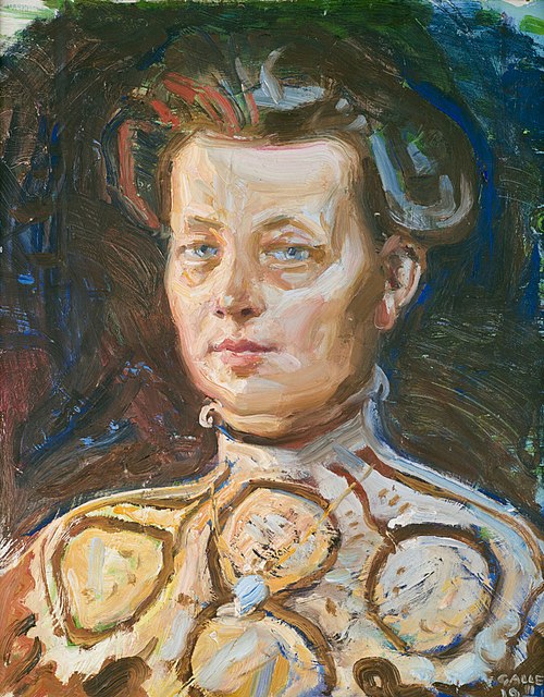 Portrait of Mary, 1917, Akseli Gallen-Kallela