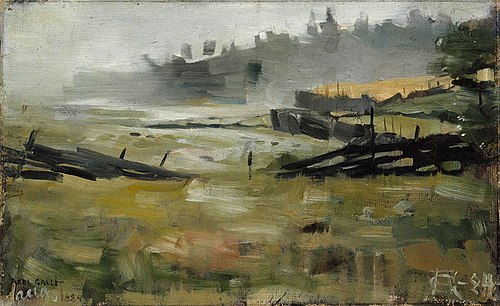 Misty Landscape, 1884, Akseli Gallen-Kallela