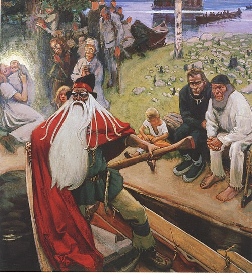 Le Départ de Väinämöinen, 1906, Akseli Gallen-Kallela