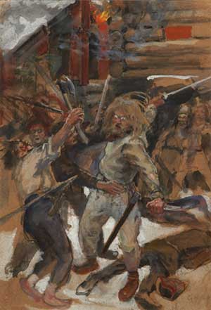 Kullervo as an Avenger, 1893, Akseli Gallen-Kallela