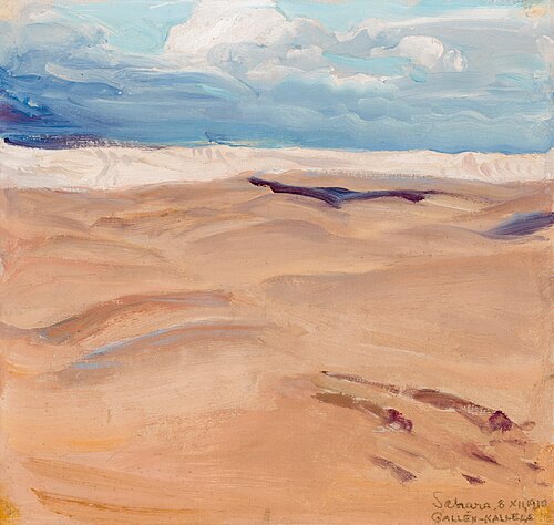 Sahara, 1910, Akseli Gallen-Kallela