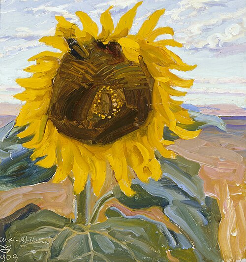 Sunflower at the Nairobi Savannah, 1909, Akseli Gallen-Kallela