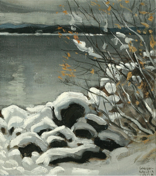 Snowy landscape, 1908, Akseli Gallen-Kallela