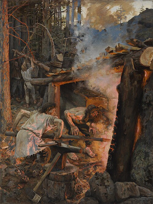 La Forge du Sampo, 1893, Akseli Gallen-Kallela
