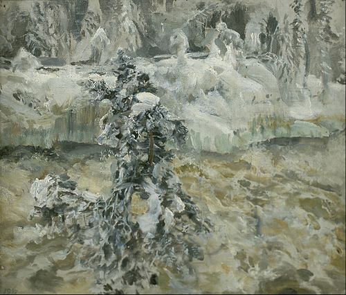 Imatra en hiver, 1893, Akseli Gallen-Kallela