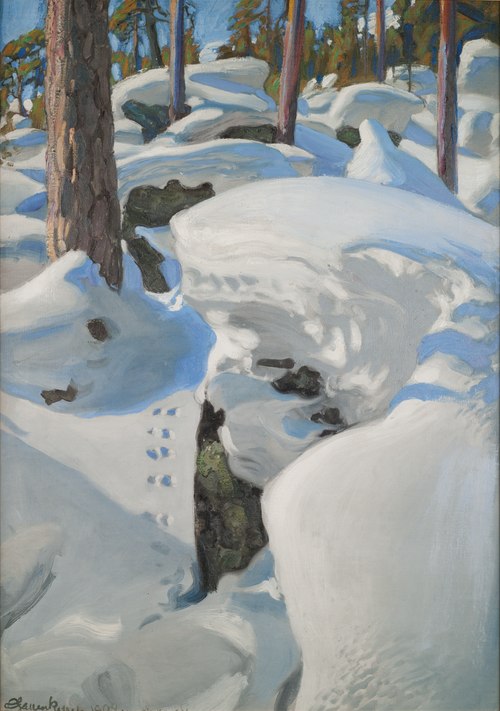 Le Repaire du lynx, 1906, Akseli Gallen-Kallela