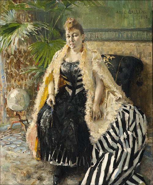 Parisienne, 1888, Akseli Gallen-Kallela