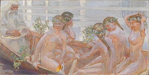 Väinämöinen's Voyage, 1909, Akseli Gallen-Kallela