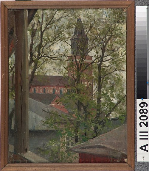 Turku Cathedral, 1884, Akseli Gallen-Kallela