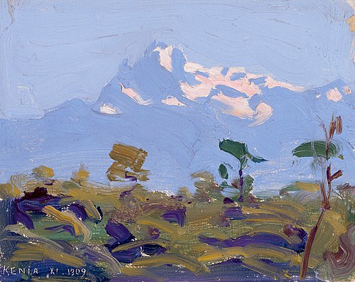 Mt. Kenya, 1910, Akseli Gallen-Kallela