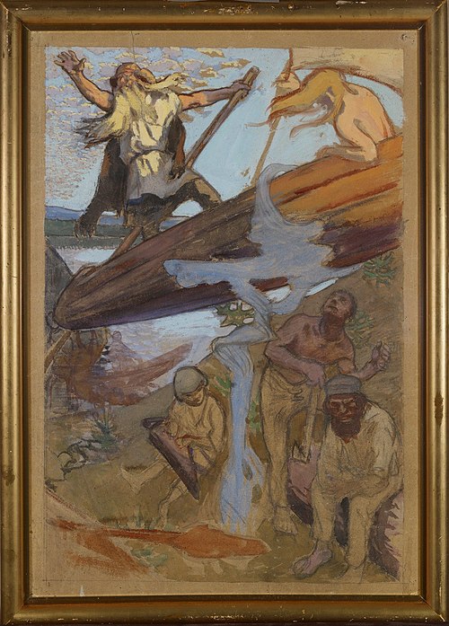 The Departure of Väinämöinen, 1894, Akseli Gallen-Kallela