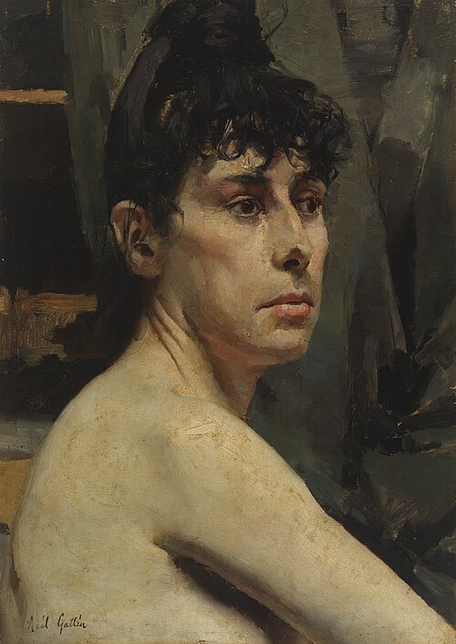 Model study (A IV 4220), 1880, Akseli Gallen-Kallela