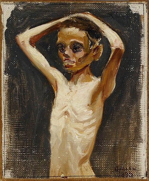 Girl from the Jaskala Croft, 1895, Akseli Gallen-Kallela