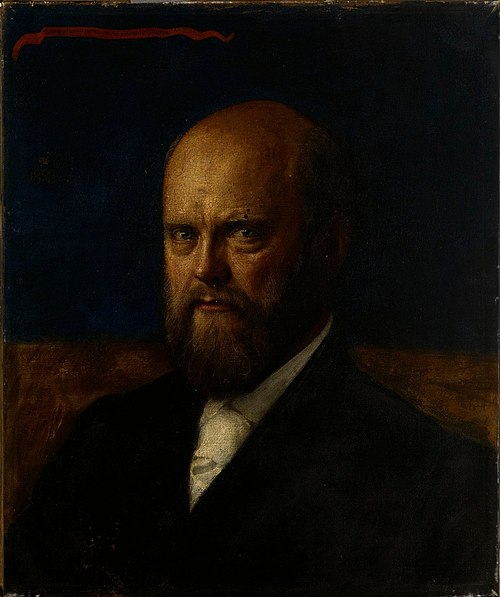 Prof. E. R. Neovius Portrait, 1898, Akseli Gallen-Kallela