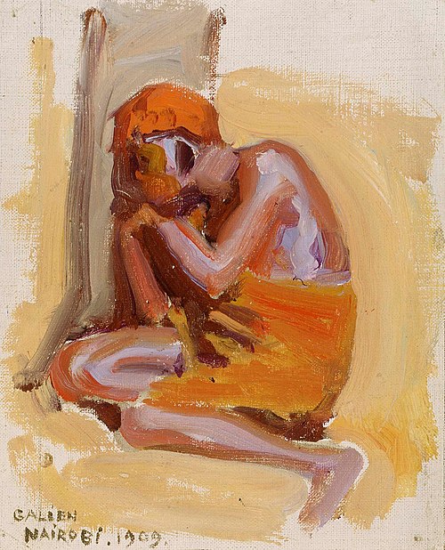 An African Resting, 1909, Akseli Gallen-Kallela