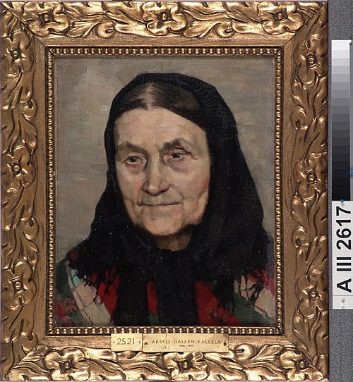 Old Peasant Woman, 1884, Akseli Gallen-Kallela