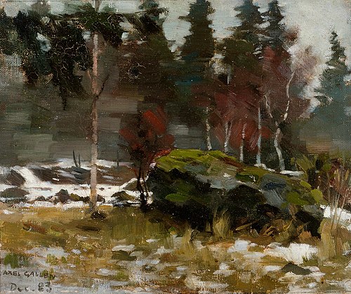 Early Spring, 1883, Akseli Gallen-Kallela