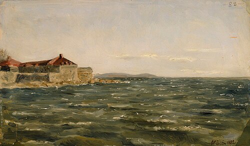 Sand Bank, 1882, Akseli Gallen-Kallela