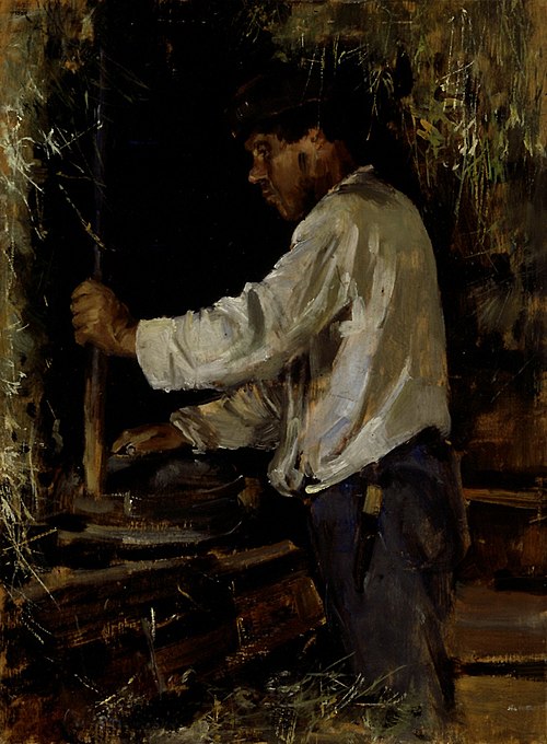 Milling by Hand, 1886, Akseli Gallen-Kallela