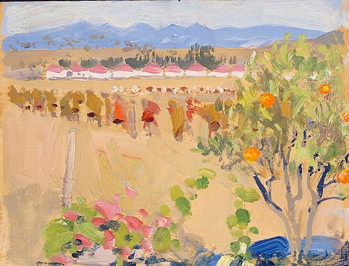 Outside of Nairobi, 1910, Akseli Gallen-Kallela
