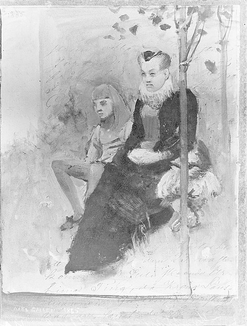 Kaarina Maununtytär, 1885, Akseli Gallen-Kallela