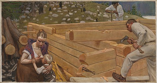 Building, 1903, Akseli Gallen-Kallela