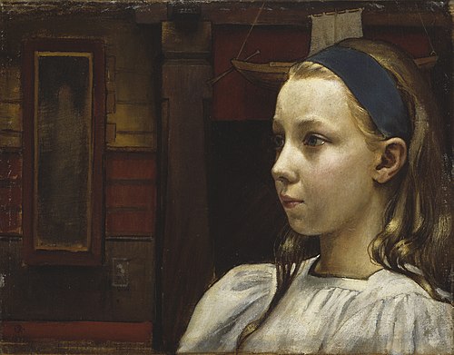 Head of a Girl, Little Anna, 1897, Akseli Gallen-Kallela