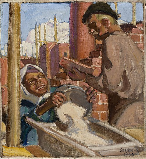 The Building, 1906, Akseli Gallen-Kallela