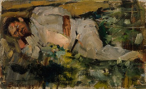 Kekki the Farm-Hand, 1885, Akseli Gallen-Kallela