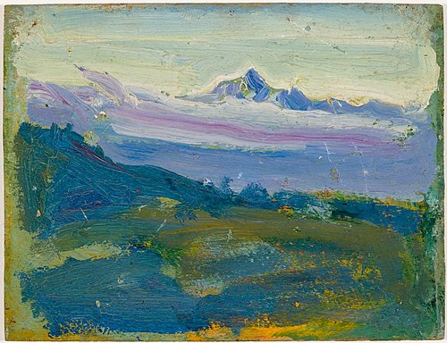Mount Kenya, 1909, Akseli Gallen-Kallela