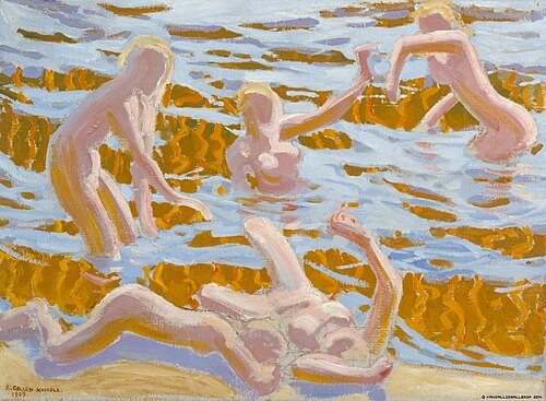 Oceanides, 1909, Akseli Gallen-Kallela