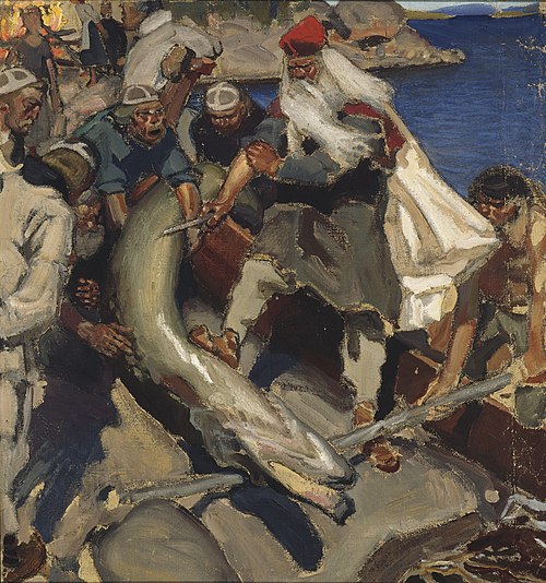 The Giant Pike, 1904, Akseli Gallen-Kallela