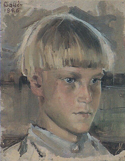 Orphan boy, 1886, Akseli Gallen-Kallela