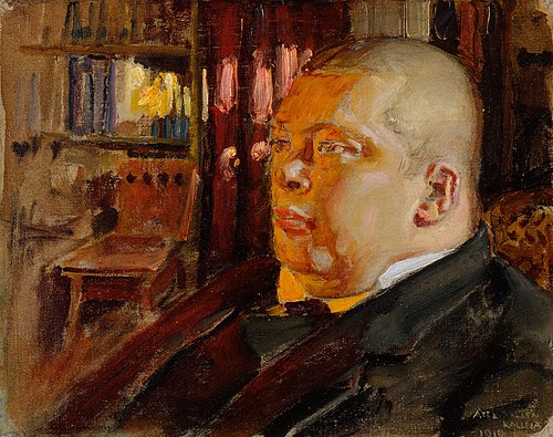 Portrait of Eric O. W. Ehrström, 1919, Akseli Gallen-Kallela