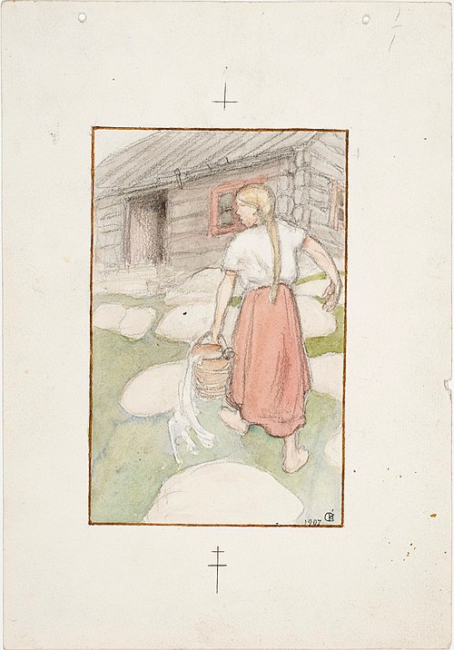 The Fair Venla, 1907, Akseli Gallen-Kallela