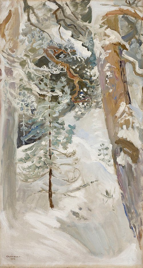 Snowscape, 1900, Akseli Gallen-Kallela