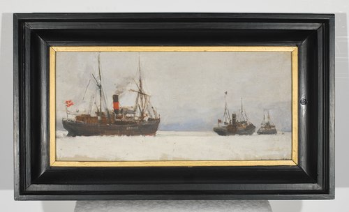 Steamboats, 1891, Akseli Gallen-Kallela