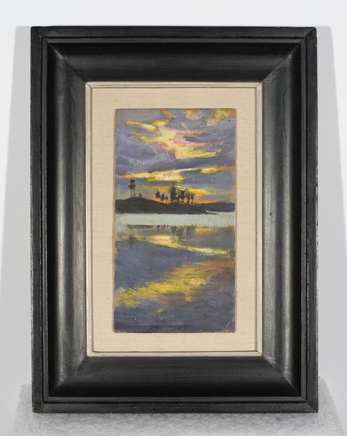 Sunset at Visuvesi, 1891, Akseli Gallen-Kallela
