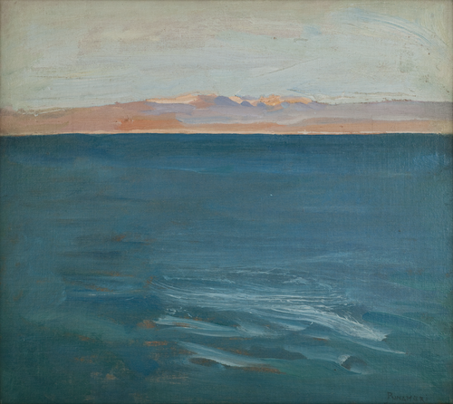 Red Sea, Suez, 1909, Akseli Gallen-Kallela