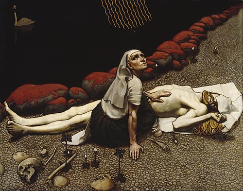 Lemminkäinen's Mother, 1897, Akseli Gallen-Kallela
