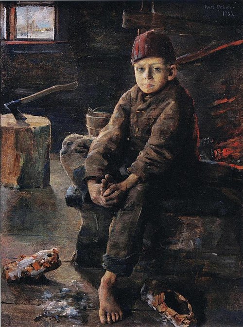 The Beggar Boy, 1887, Akseli Gallen-Kallela