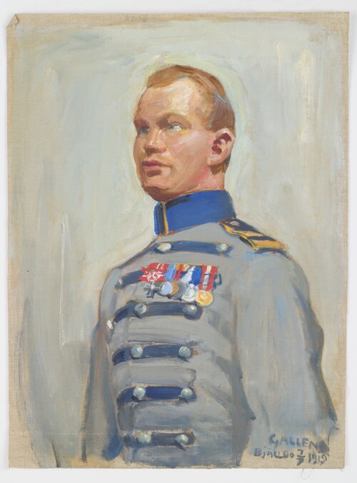 portrait de Gustaf Hagenau, 1919, Akseli Gallen-Kallela