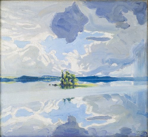 Clouds above a Lake, 1905, Akseli Gallen-Kallela