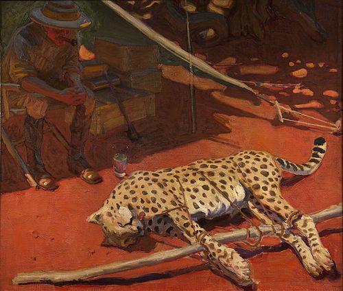 Cheetah, 1910, Akseli Gallen-Kallela