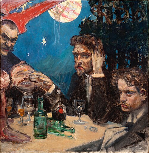 Symposion (study), 1894, Akseli Gallen-Kallela