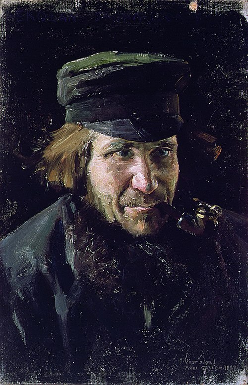 "Sauna-Juonas" at Ekola, 1887, Akseli Gallen-Kallela