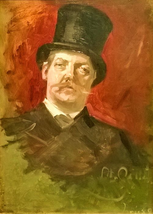 Portrait of Nils Forsberg, 1889, Akseli Gallen-Kallela