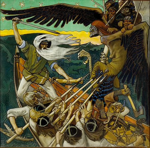 La Défense du sampo, 1896, Akseli Gallen-Kallela