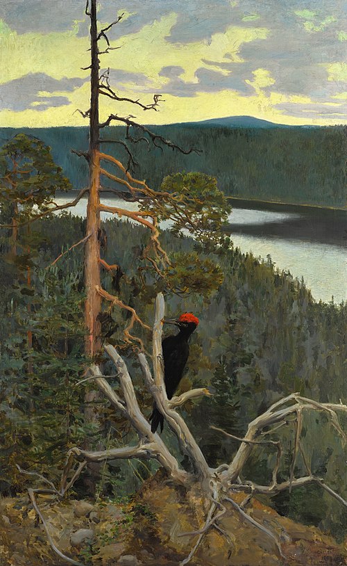 Le Grand Pic noir, 1894, Akseli Gallen-Kallela