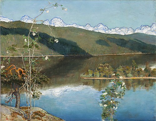 Thunderclouds on the Horizon, 1897, Akseli Gallen-Kallela